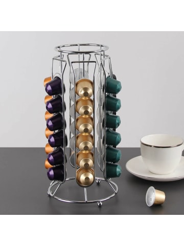 Cheffinger Kapselständer für 36 Stück in Grau