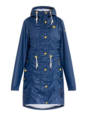 Schmuddelwedda Damen Regenmantel in Marine