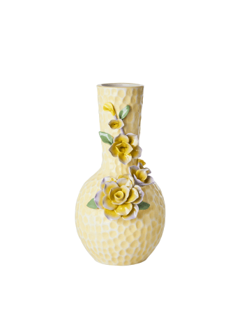 Rice Keramik Vase Flower in gelb