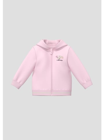 s.Oliver Sweatshirt Jacke in 4117_rosa