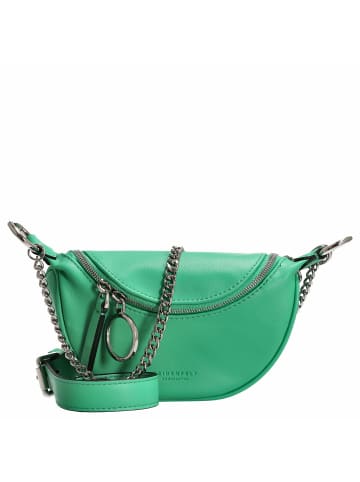 Seidenfelt Skien II - Schultertasche 19 cm (dusty lilac) in electric green