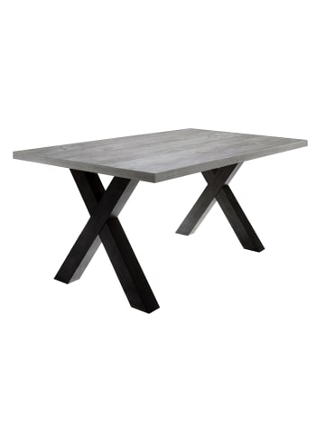 58 aufm Kessel ESSZIMMERTISCH Eike 8 200 x 100 x 75 Esstisch Schwarzstahl/Beton