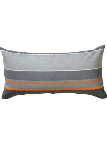 Erwin Müller Edel Flanell Kissenbezug in grau-silber