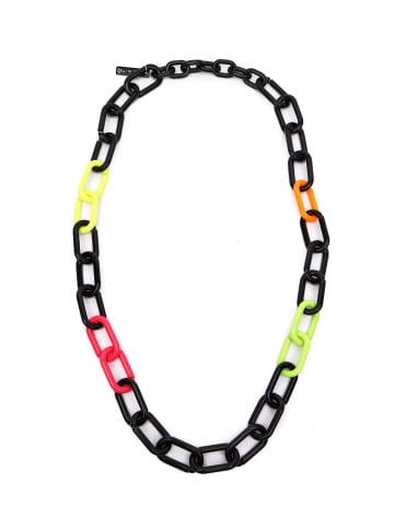collezione alessandro Lange Kette " Ona " in schwarz-multi