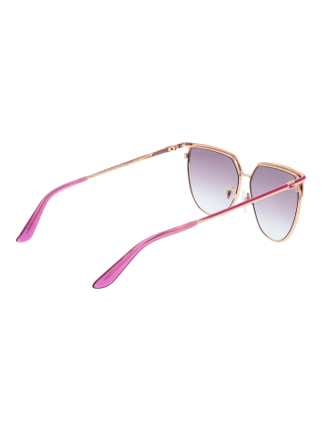 Guess Frauen Sonnenbrille Schmetterling Rose Gold
