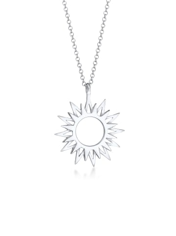 Elli Halskette 925 Sterling Silber Sonne in Silber