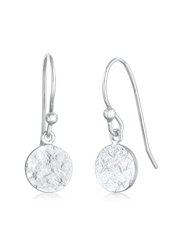Elli Ohrringe 925 Sterling Silber Geo, Plättchen in Silber