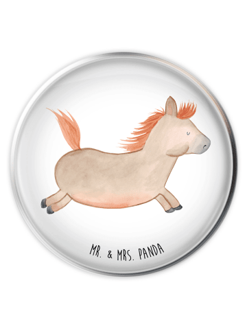 Mr. & Mrs. Panda Abfluss-Stopfen Pferd Springen ohne Spruch in Weiß