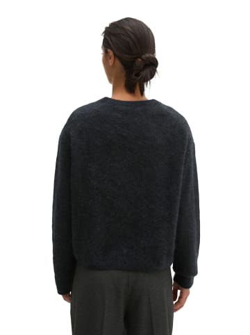 Marc O'Polo Kuscheliger Pullover loose in Coal Grey Melange