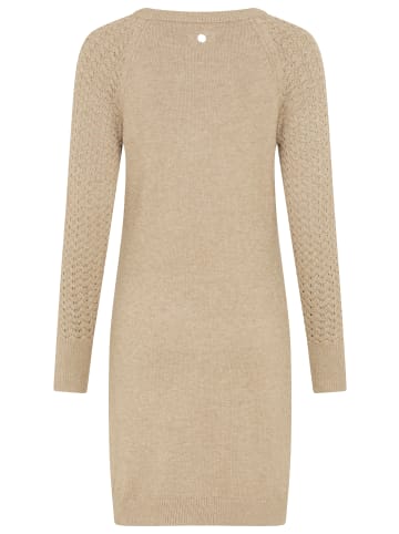 Tamaris Strickkleid in sand mélange