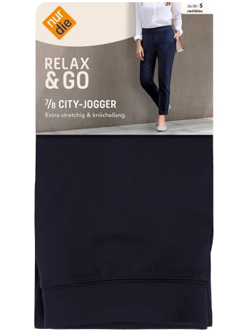 Nur Die  Jogginghose Relax & Go 7/8 City Jogger in Blau