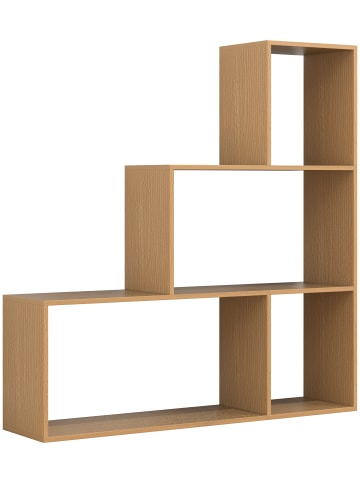 VCM Holz Regal Raumteiler Standregal Bücher Dubila M in Buche