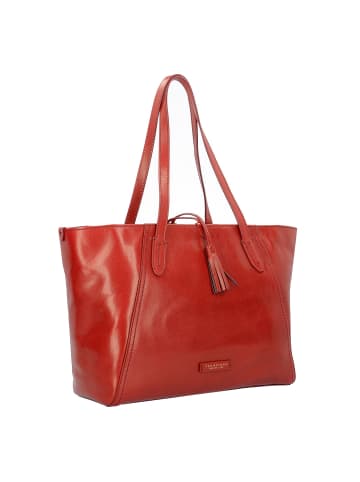 The Bridge Florentin Shopper Tasche Leder 37 cm in redcurrant-gold