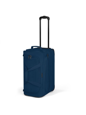 Redolz Duffle Essentials 2-Rollen Reisetasche 55 cm M mit Dehnfalte in navy