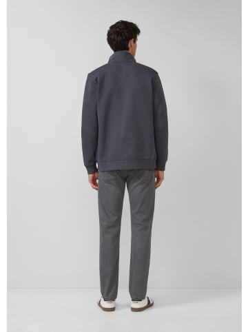 s.Oliver Sweatshirt Jacke in 9581_schiefergrau