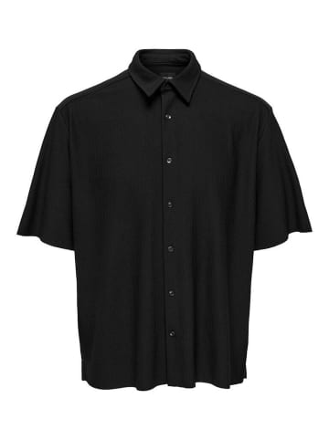 Only&Sons Halbarmhemd in Black