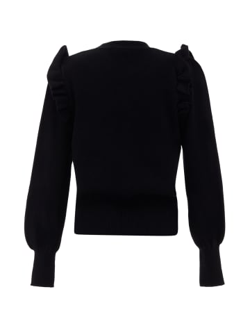 NAEMI Damen Strickjacke in Schwarz