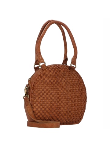 Greenland Nature Femi & Nine Schultertasche Leder 34 cm in cognac