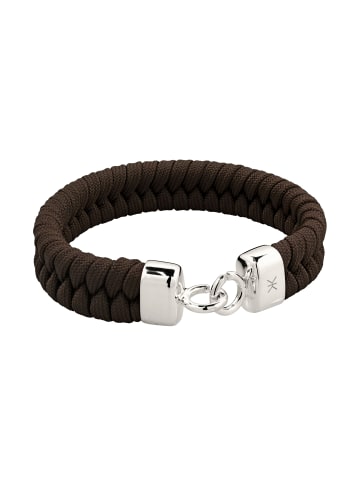 KUZZOI Armband 925 Sterling Silber in Braun