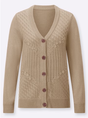 WITT WEIDEN Strickjacke in beige