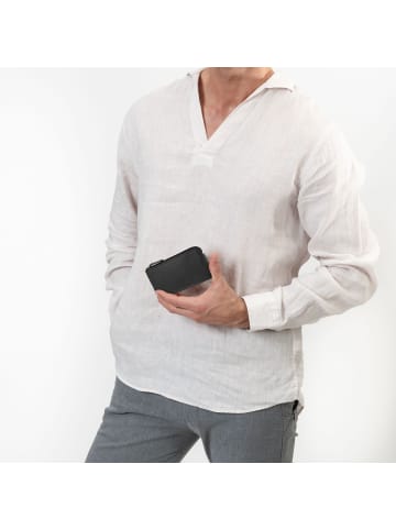 Redolz Leather Essentials Schlüsseletui Leder 11.5 cm in all black