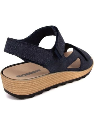 WESTLAND Keilsandalen für Damen in blau