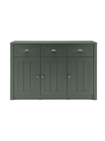 Feldmann-Wohnen Sideboard Ascot grün 130 / 43 / 86cm