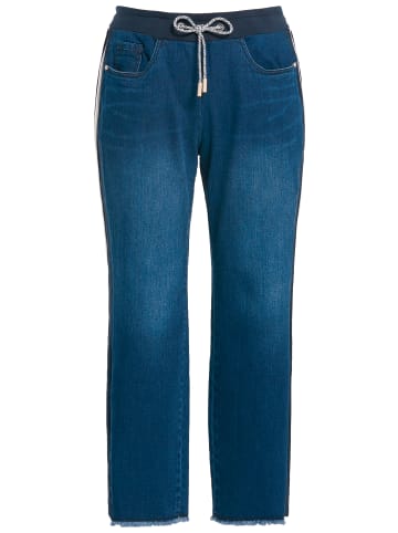 Ulla Popken Hose in dark blue denim