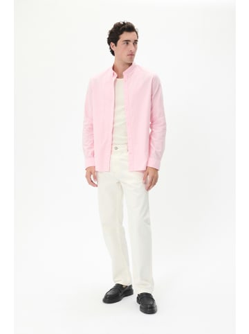 Matinique Langarm - Hemd MAtrostol Gerade Passform in Geranium Pink