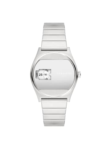 LIEBESKIND BERLIN Armbanduhr Round Vinyl Vision in silber