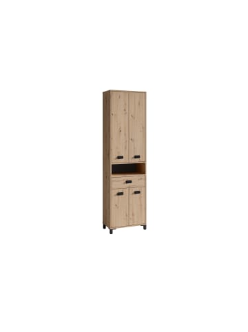 byLiving Badezimmer-Schrank Wellness in Artisan Eiche - (B) 54 x (H) 193 x (T) 31 cm