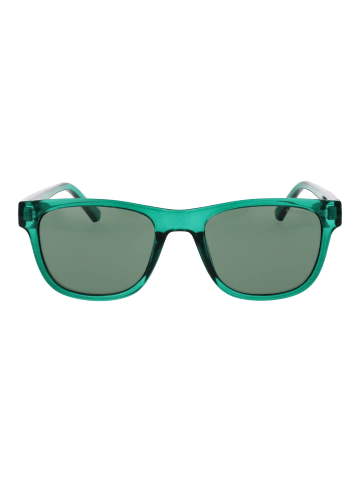 Superdry Unisex Sonnenbrille Trapezförmig Grün