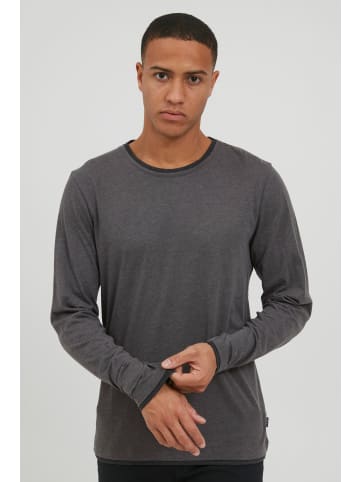 11 Project Langarmshirt PRVenko 20714125 ME Langarmshirt im Doublelayer-Look in Grau