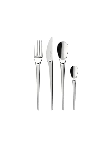 Villeroy & Boch 24er Set Tafelbesteck NewMoon in silber