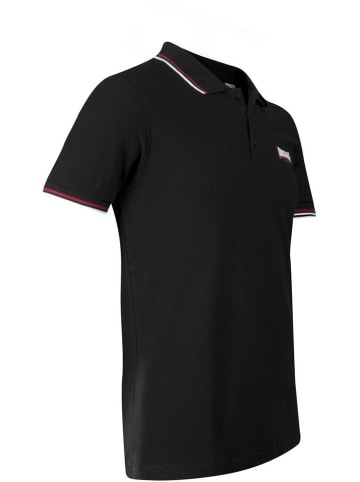 Lonsdale Polo "Lion" in Schwarz