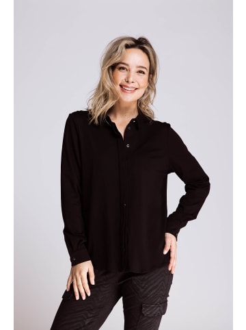 ZHRILL Bluse ZHRESI JERSEY BLACK in BLACK