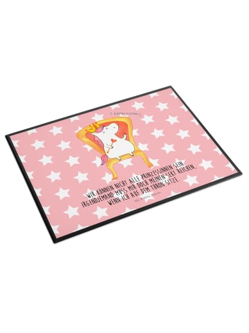 Mr. & Mrs. Panda Ostergeschenk Einhorn Prinzessin mit Spruch in Rot Pastell