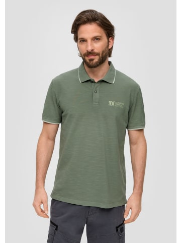 s.Oliver Polo-Shirt kurzarm in Grün