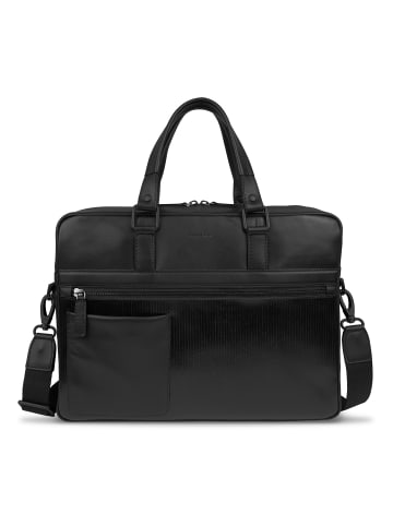 Bugatti Joel Aktentasche Leder 38 cm Laptopfach schwarz