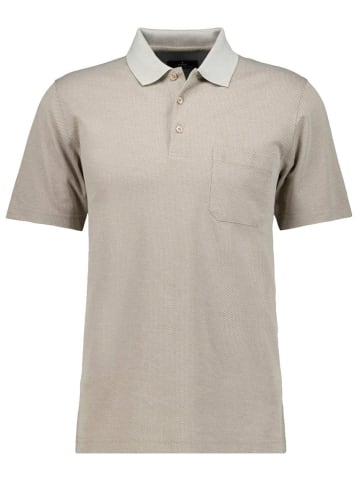 Ragman Softknit-Polo Fischernetz in Beige
