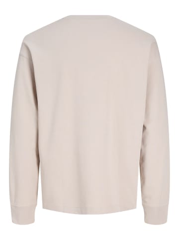 Jack & Jones Langarm-T-Shirt in Moonbeam