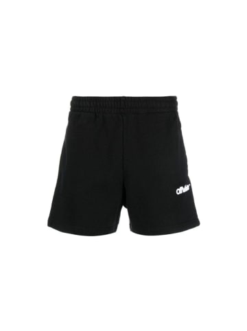 OFF WHITE Shorts schwarz Labeldruck