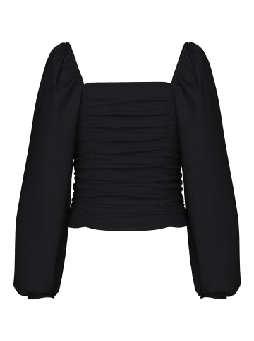 Pieces Oberteil mit langen Ärmeln in Black