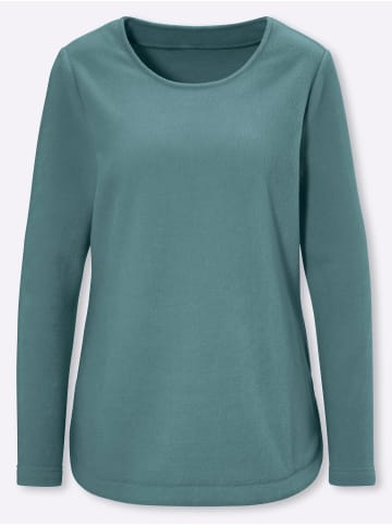 Sieh an! Fleece-Shirt in jade