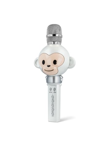 Wisam® Bluetooth-Mikrofon mit Lautsprecher Animal weiß