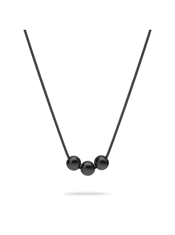 Liebeskind Berlin Halskette Steel Ball in schwarz