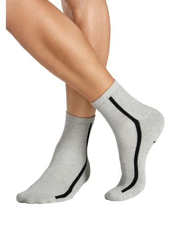 Bench Tennissocken in 2x schwarz, 2x grau meliert, 2x weiß