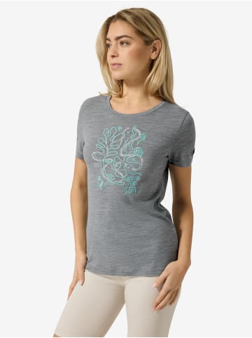 super.natural W UNDER THE SEA TEE in grau