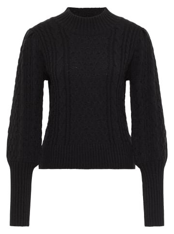 faina Strickpullover in schwarz