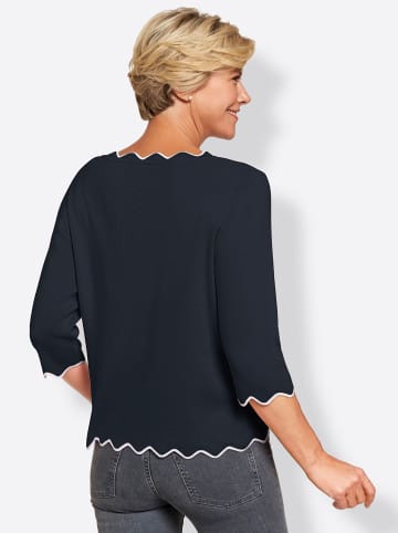 WITT WEIDEN 3/4 Arm-Pullover in marine